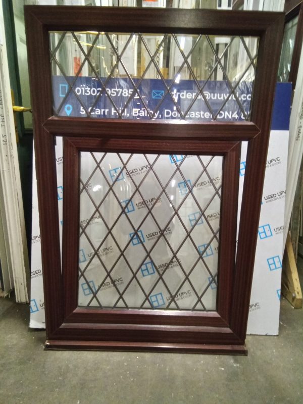 Used Woodgrain Upvc Window 900mm x 1370mm LW0044 - Image 3