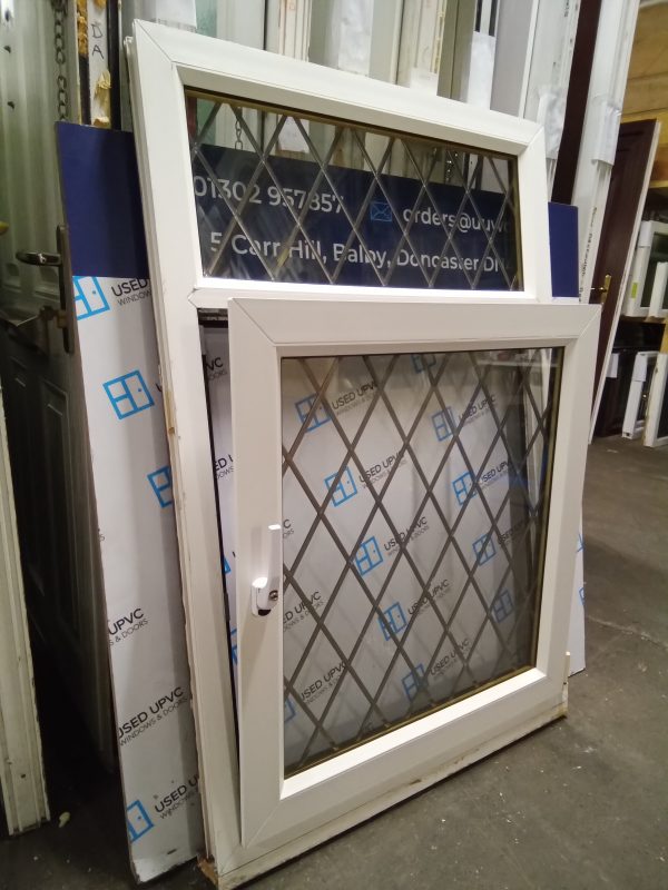 Used Woodgrain Upvc Window 900mm x 1370mm LW0044 - Image 7