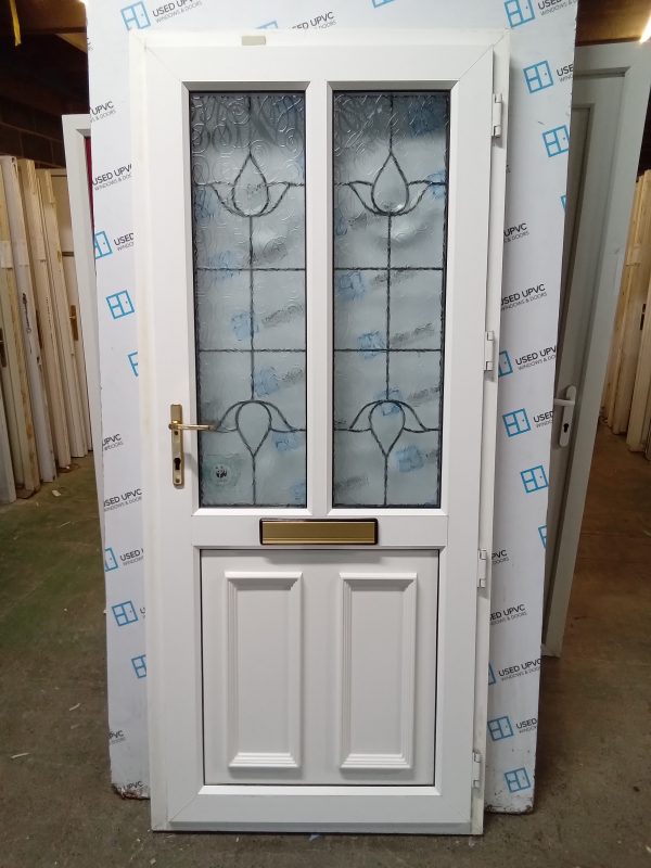 Used white Upvc Front Door 905mm x 2060mm 0138 - Image 3