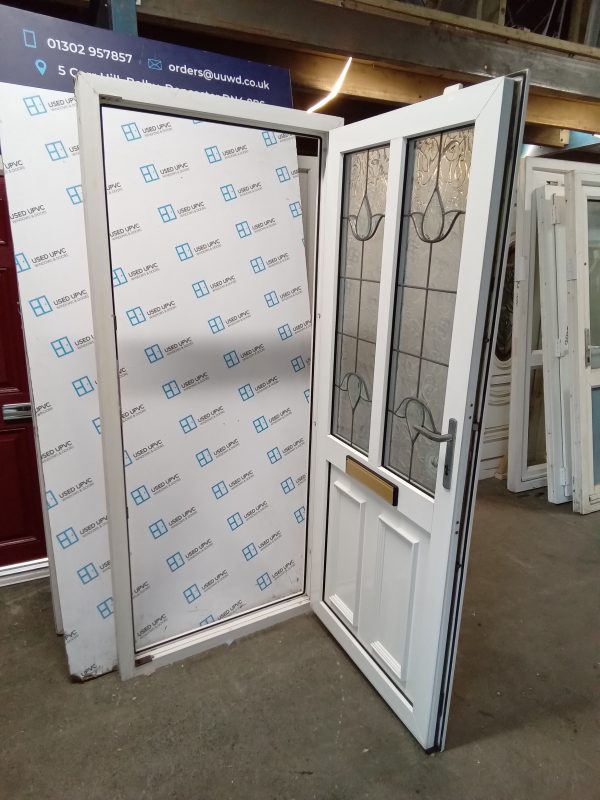 Used white Upvc Front Door 905mm x 2060mm 0138 - Image 4