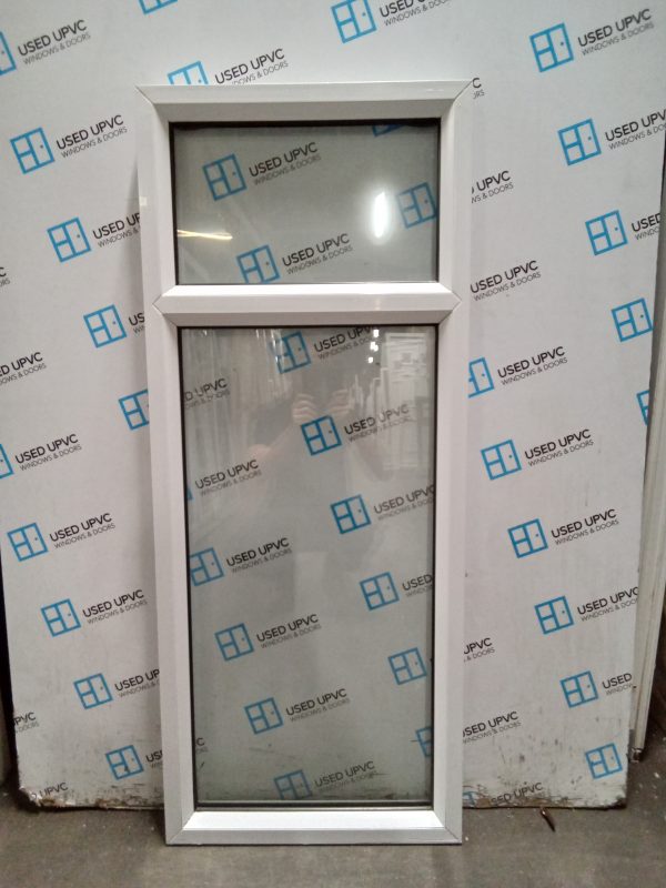 Used white Upvc window 555mm x 1350 W0052 - Image 3