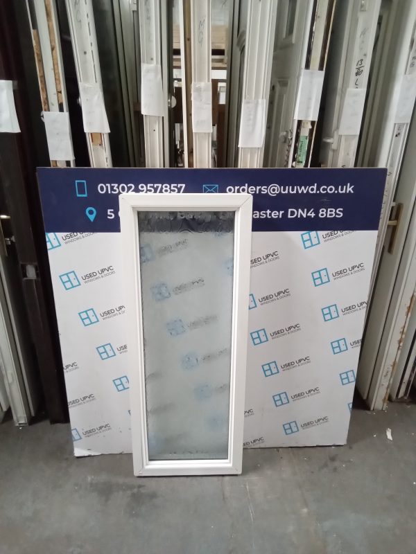 Used White Upvc Window 450mm x 1150mm W0288 - Image 2