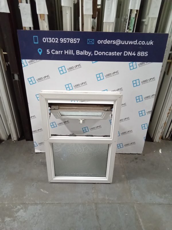 Used White Upvc Window 590mm x 870mm W0289 - Image 3