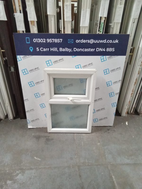 Used White Upvc Window 590mm x 870mm W0289 - Image 4