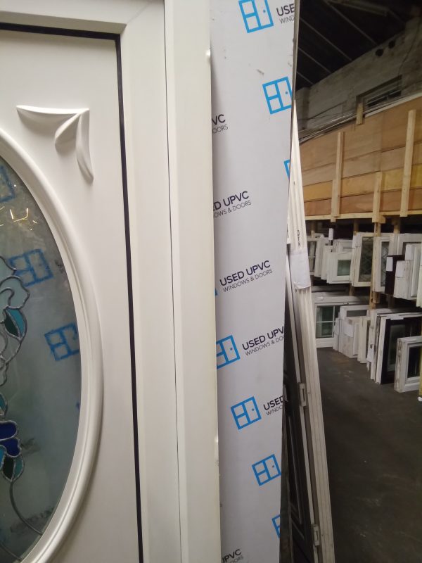 used white Upvc front door 920mm x 2050mm 0048 - Image 5