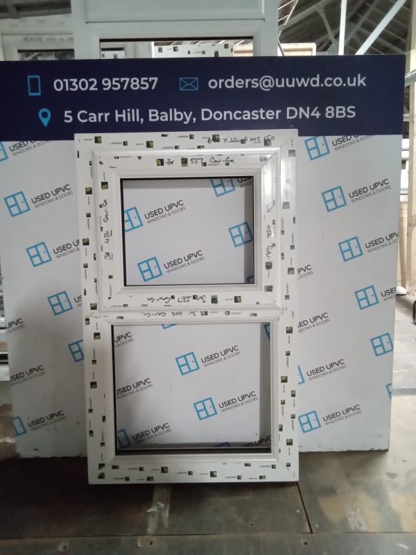 New white Upvc window (UNGLAZED) 615mm x 1010mm USW047