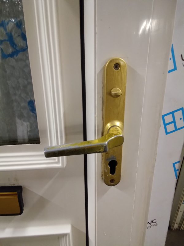 Used whote Upvc Front Door 875mm x 2060mm 0448 - Image 6