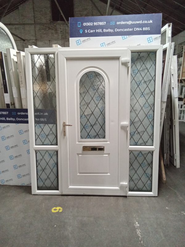 Used White Upvc Front Door And double-sided 1810mm x 2050mm DS0050 - Image 4