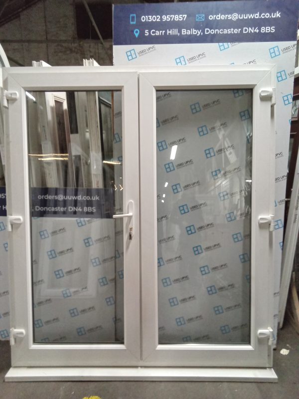 Used White Upvc french doors and frame 1785mm x 2050mm EA5
