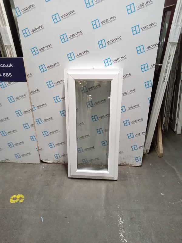 Used White Upvc Window 537mm x 1145mm W0220