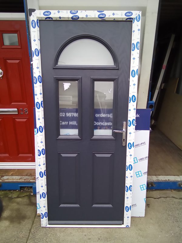 Brand New Anthracite Grey Composite Back Door 940mm x 2080 comp2