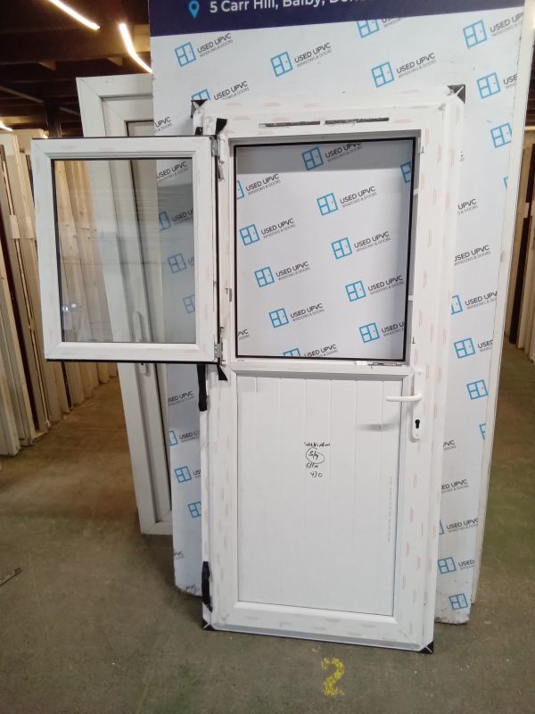 Brand new White Upvc Stable Door 880mm x 1975mm C2011 - Image 5