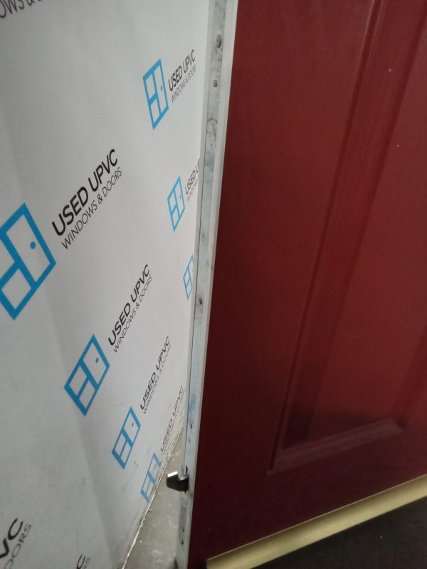 Used red Composite Front door 865mm x 2070mm 0264 - Image 3