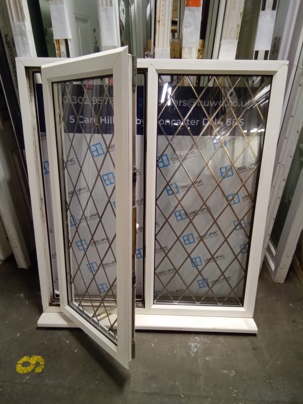 Used White Upvc Window 1195mm x 1350mm LW0094 - Image 2