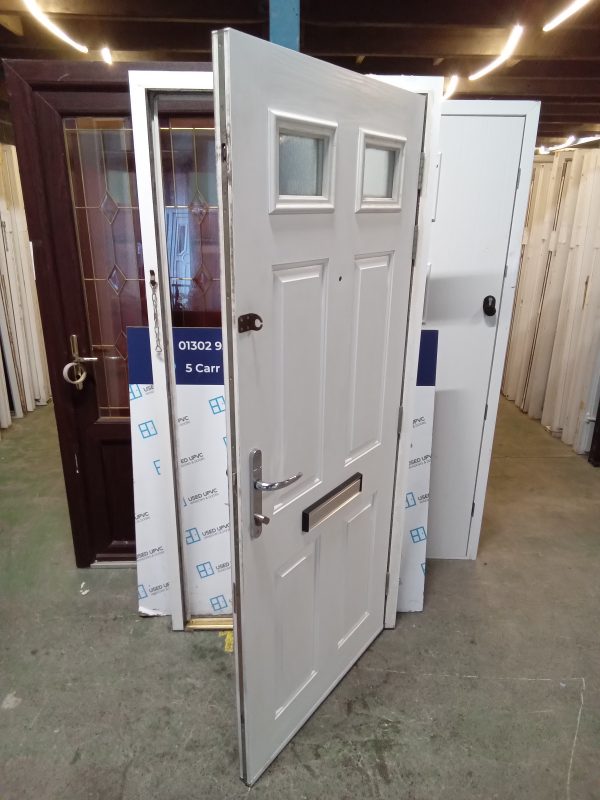 Used White Composite door 915mm x 2015mm C10D10 - Image 4