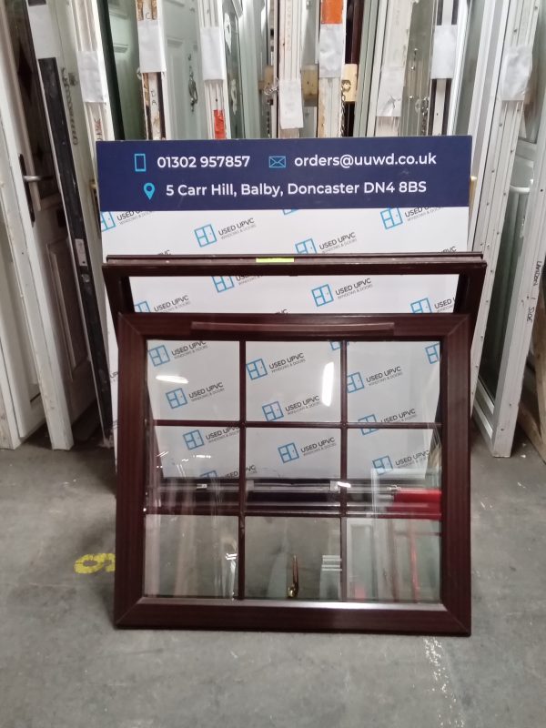 Used Woodgrain Upvc window 1015mm x 950mm LW0093 - Image 2