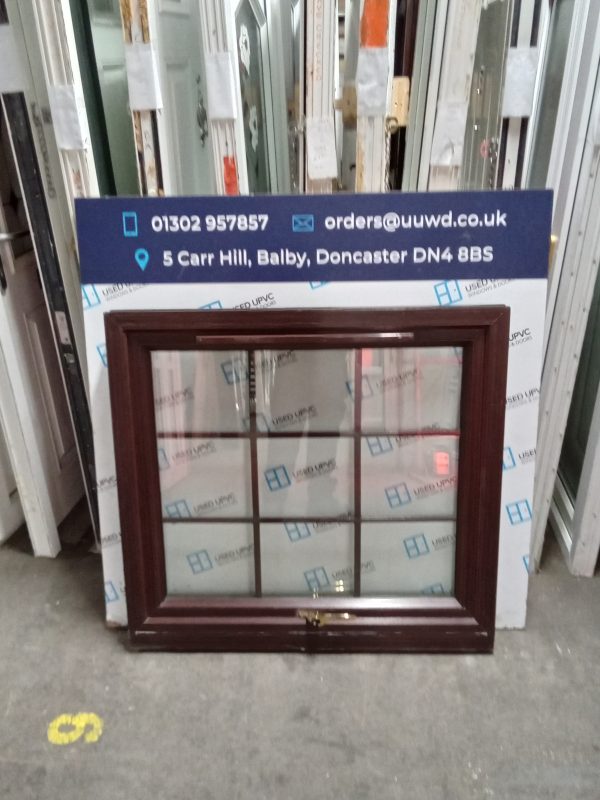 Used Woodgrain Upvc window 1015mm x 950mm LW0093 - Image 3