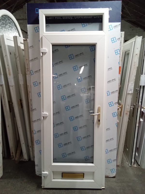 Used White Upvc Front Door 865mm x 2240mm 0851 - Image 5