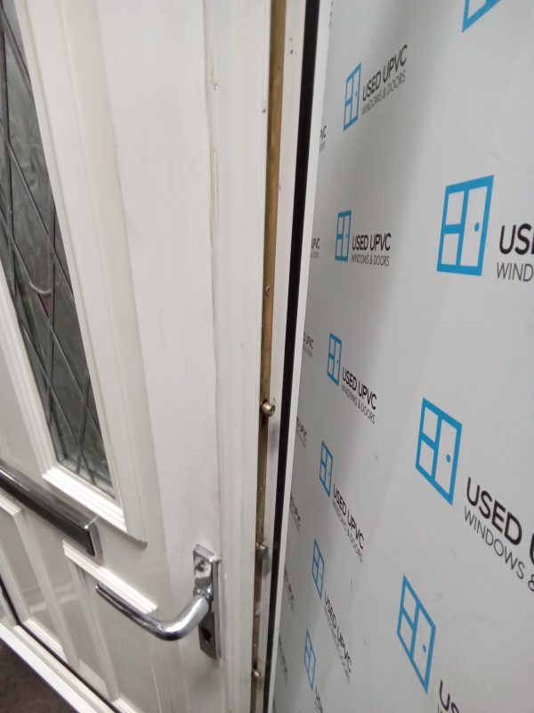 Used White Upvc Front Door 930mm x 2010mm 0420 - Image 4