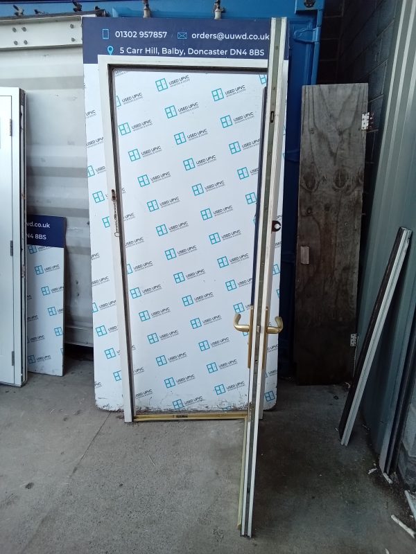 Used Blue Composite Front Door 890mm x 2090mm C8D46 - Image 3