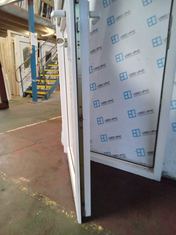Used White Upvc stable door 890mm x 2055mm C8D57 - Image 8