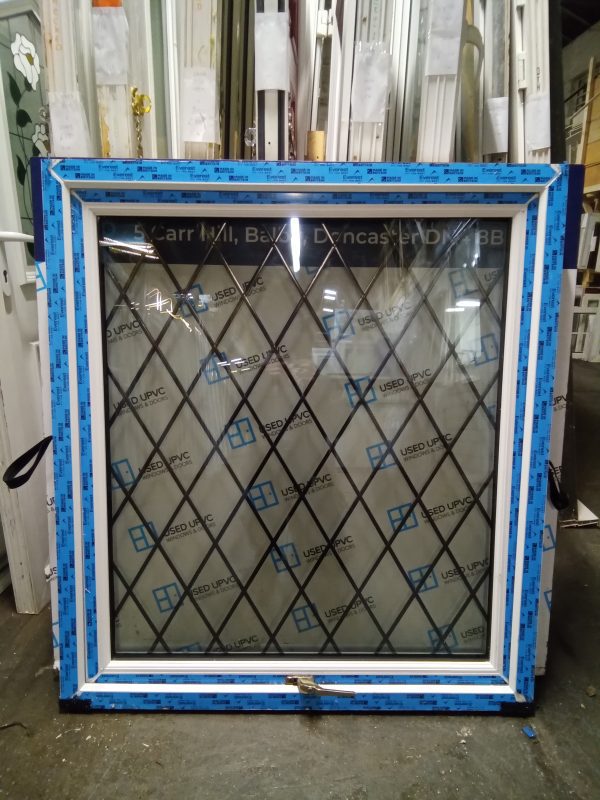 Used White Upvc Window 1080mm x 1210mm LW0035 - Image 3