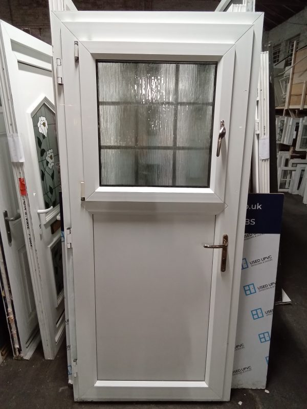 Used Chartwell Green Upvc stable door 920mm x 2050mm C3D19 - Image 2