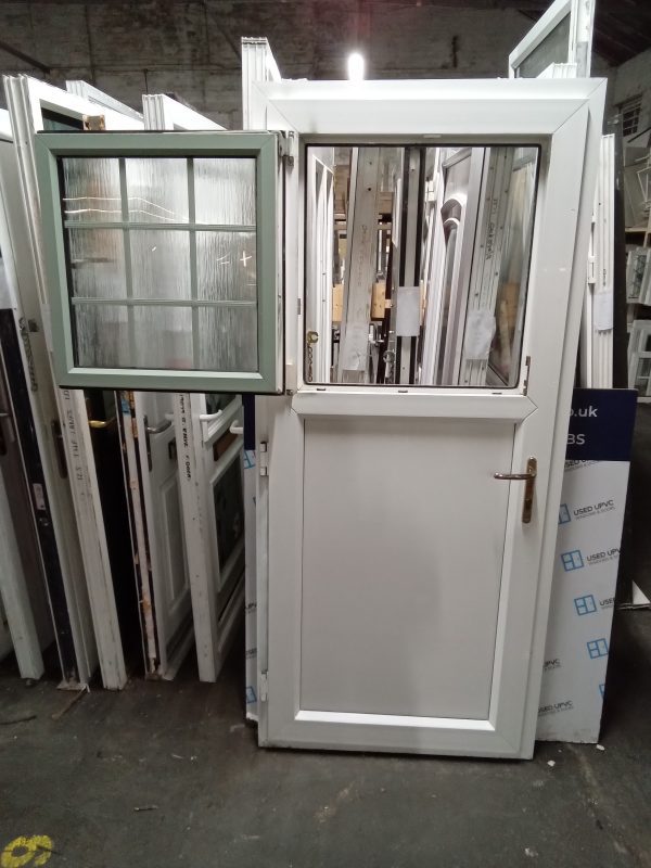 Used Chartwell Green Upvc stable door 920mm x 2050mm C3D19 - Image 6