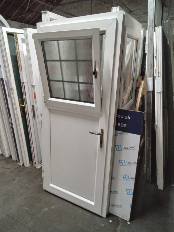 Used Chartwell Green Upvc stable door 920mm x 2050mm C3D19 - Image 7