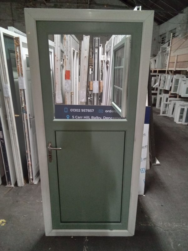 Used Chartwell Green Upvc stable door 920mm x 2050mm C3D19 - Image 4