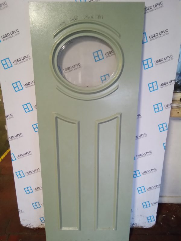 Brand new Chartwell Green upvc back door panel 645mm x 1785mm x 28mm NP003