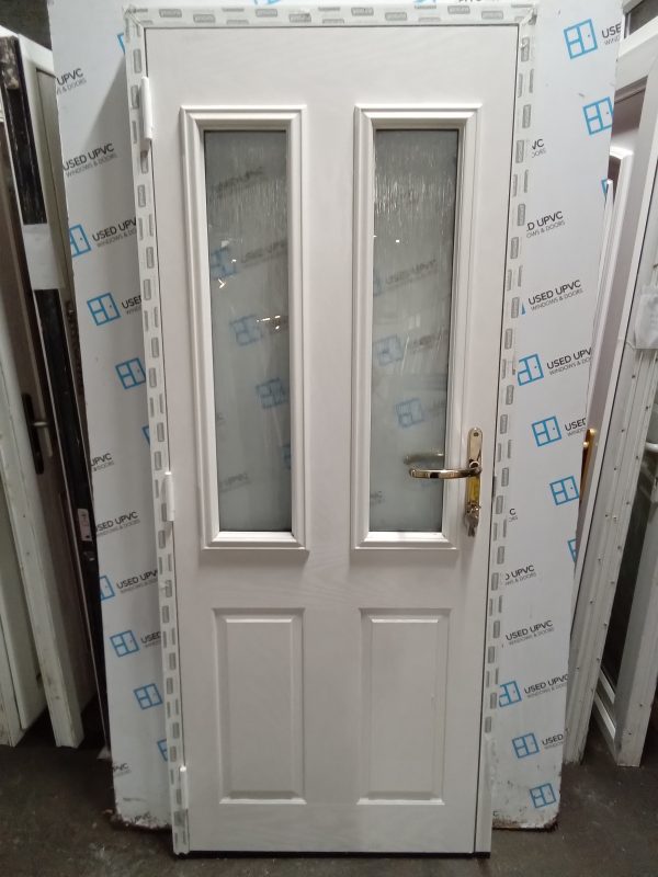 Brand new White Composite back Door 830mm x 2020mm C2004 - Image 2