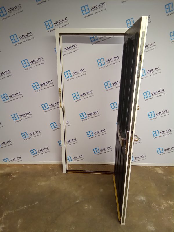 Used Green Composite Front Door 895mm x 2030mm 0509 - Image 3