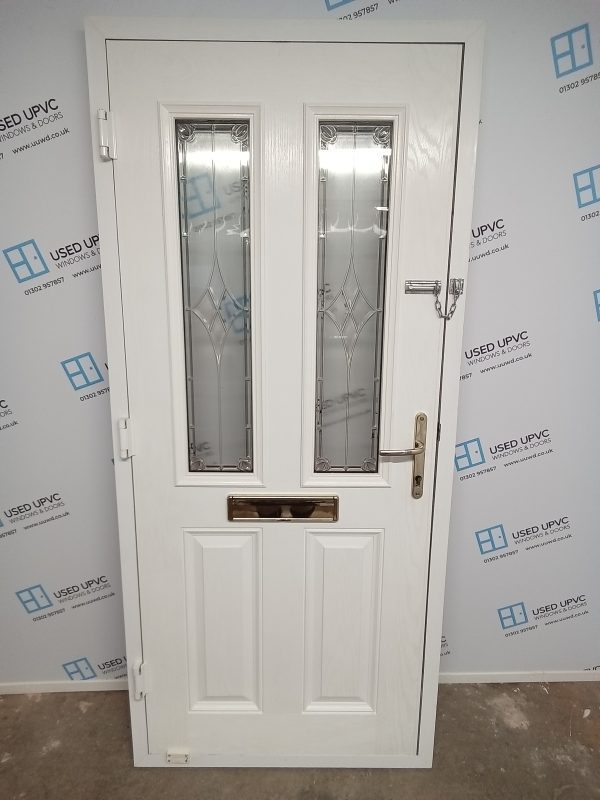 Used Brown Composite Front Door 920mm x 2060mm 0025 - Image 2