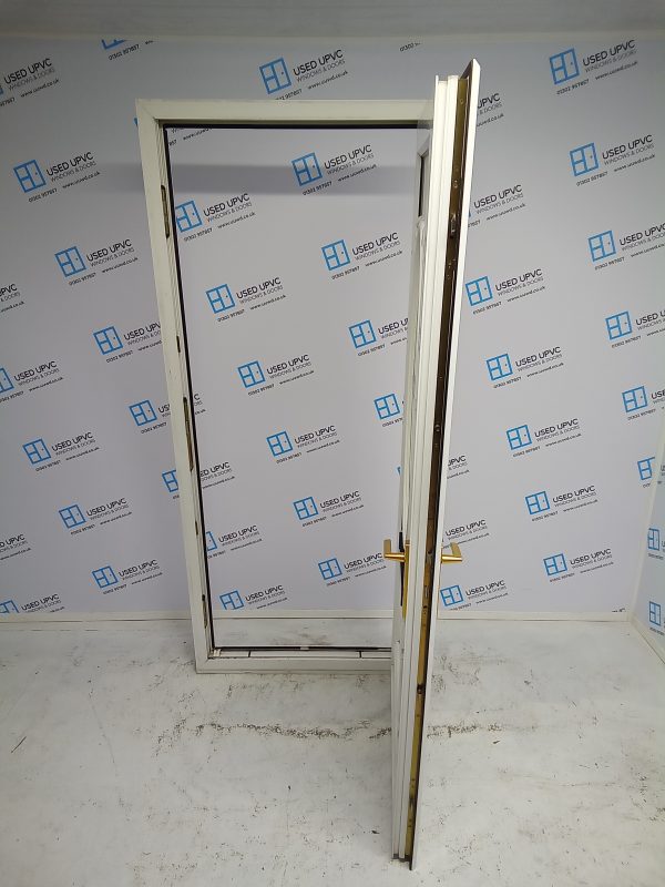 Used White Upvc Front Door 895mm x 2100mm 0169 - Image 3