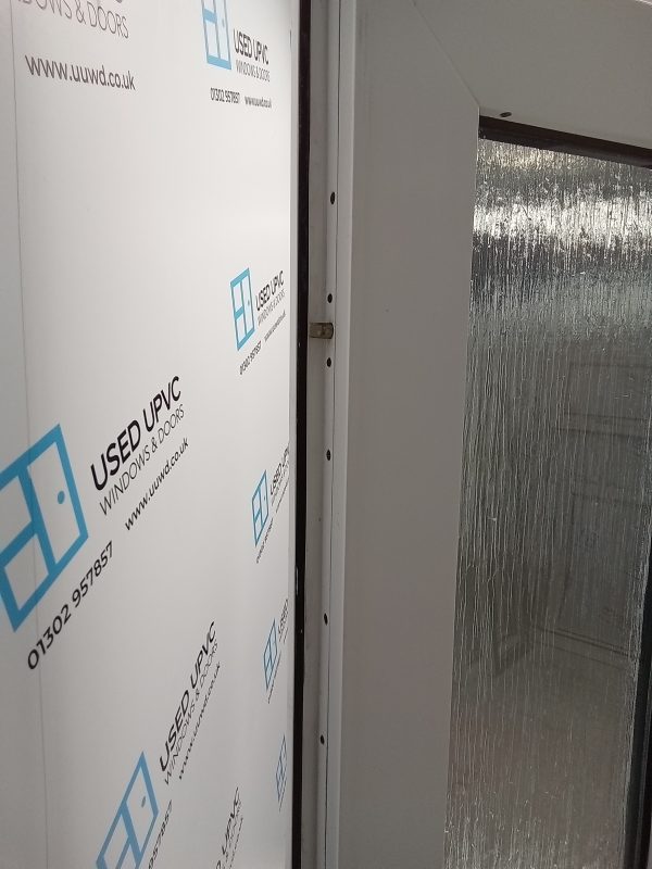 Used White Upvc Front Door 900mm x 2050mm 0034 - Image 5