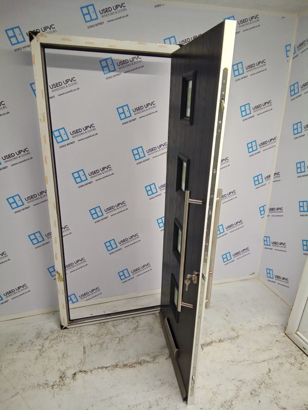 Brand New Anthracite Grey Composite Front Door 915mm x 2070mm COMP01 - Image 3