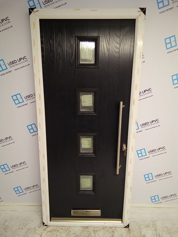 Brand New Anthracite Grey Composite Front Door 915mm x 2070mm COMP01
