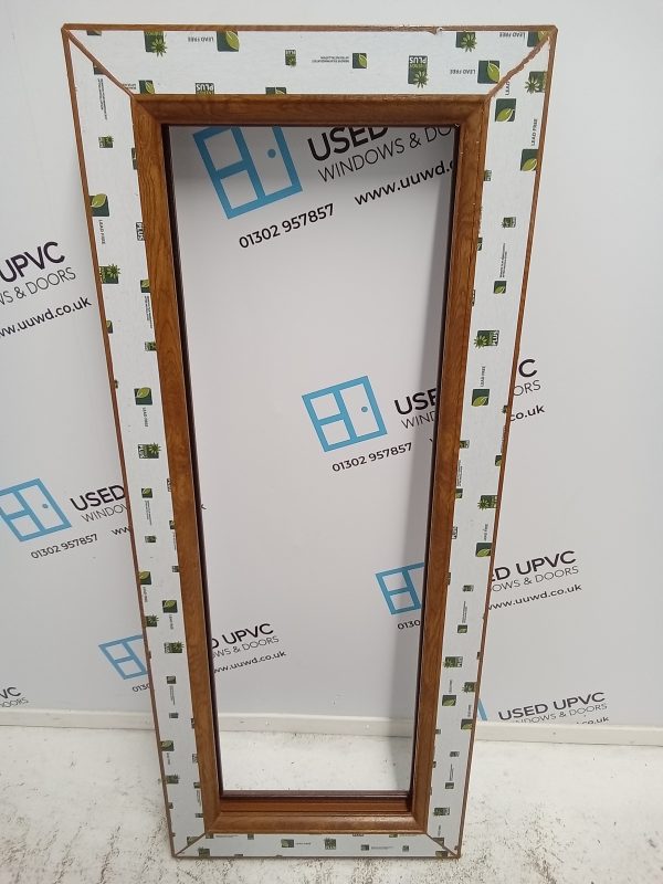 Brand New Oak Upvc Window (Unglazed) 445mm x 1100mm USW030 - Image 2