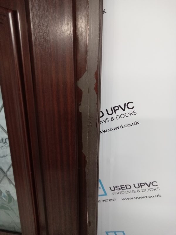 Used Woodgrain Upvc Front Door 815mm x 2040mm 0223 - Image 5