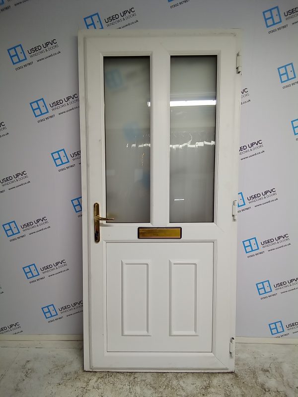 Used Irish Oak Upvc Front Door 945mm x 2065mm 0434 - Image 2