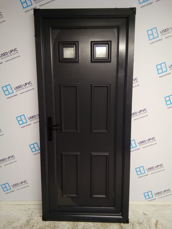 Brand New Anthracite Grey Upvc Back Door 880m x 2020mm