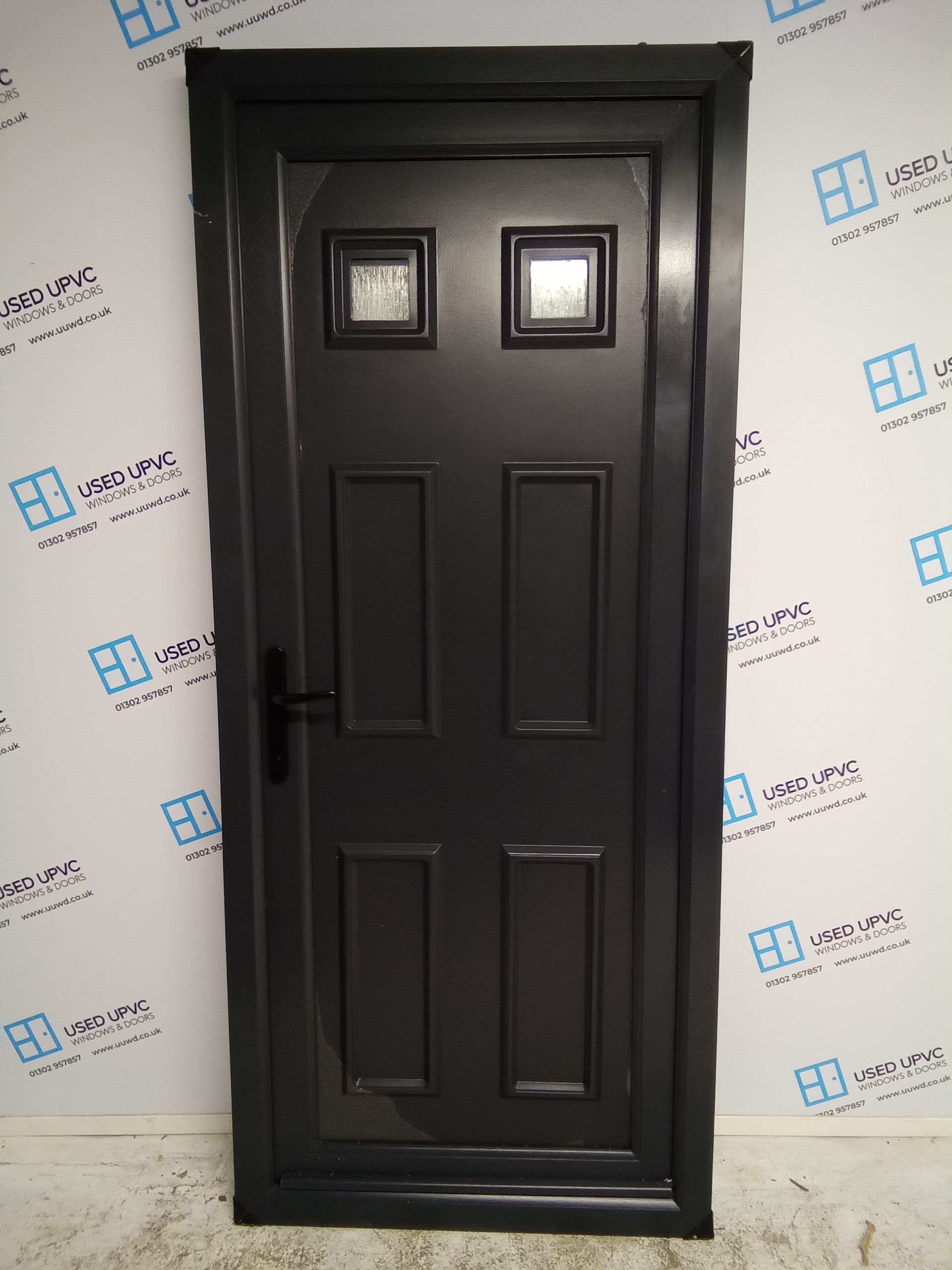 Brand New Anthracite Grey Upvc Back Door 880m x 2020mm | Used UPVC ...
