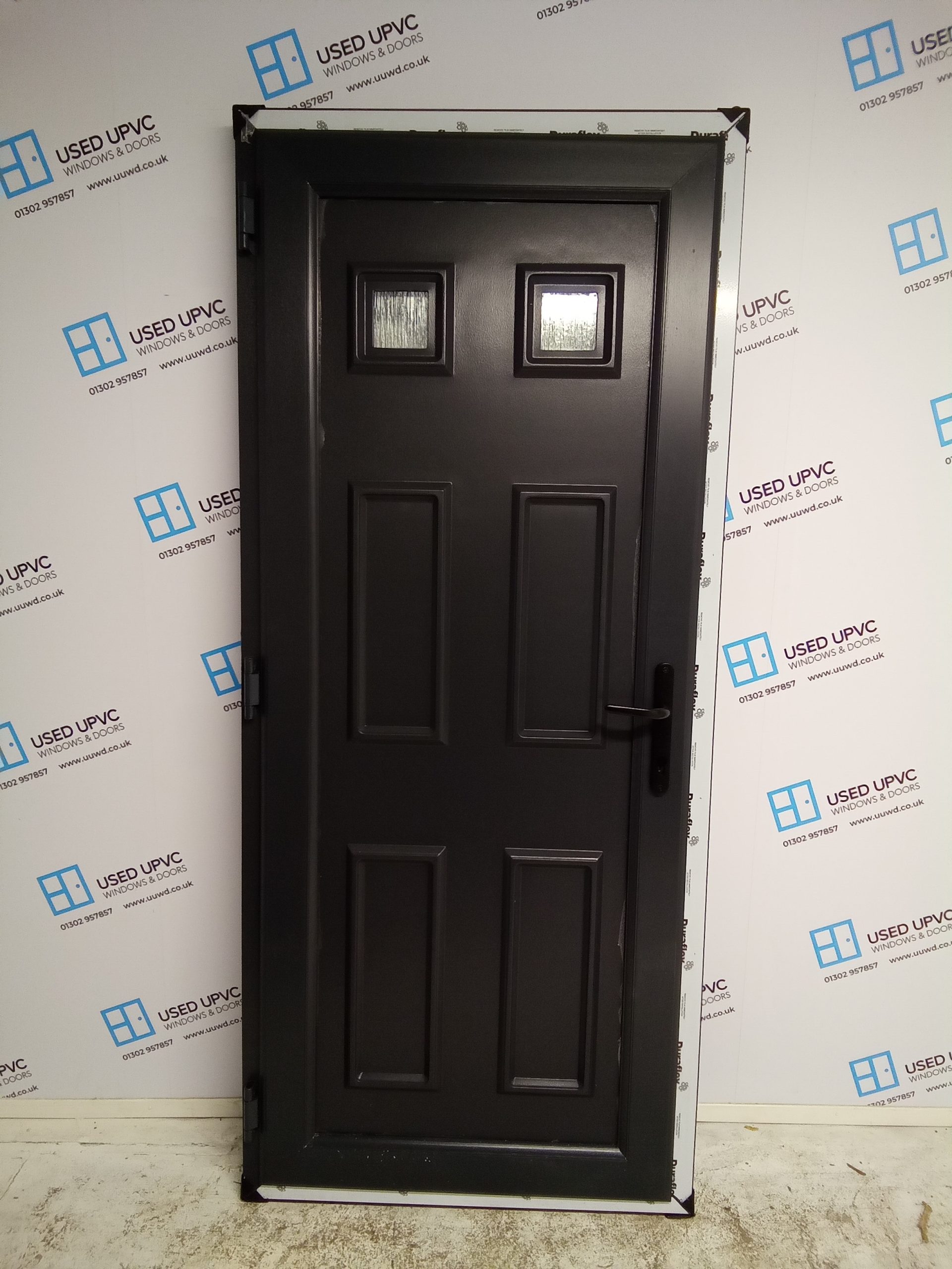 Brand New Anthracite Grey Upvc Back Door 880m X 2020mm | Used UPVC ...