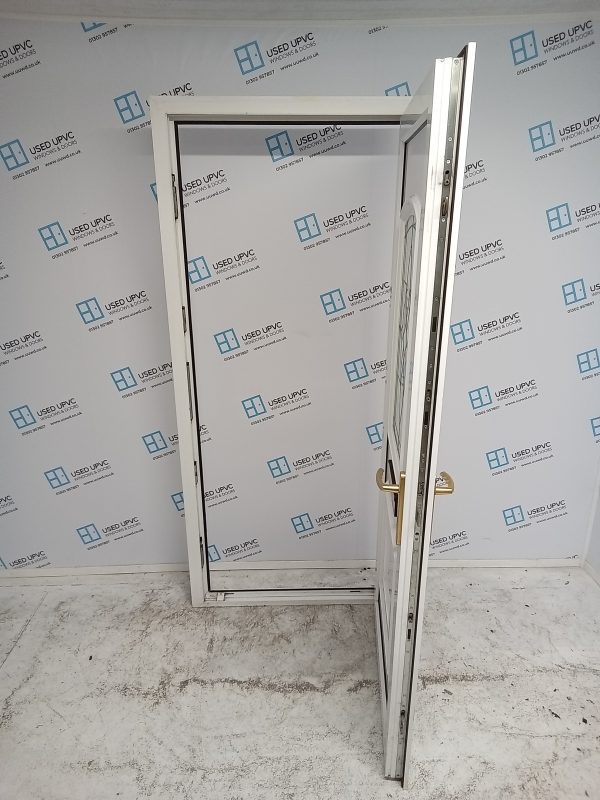 Used White Upvc Front Door 930mm x 2090mm 0488 - Image 3