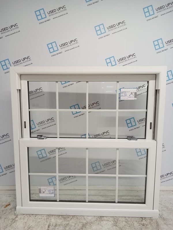 Brand New Cream Upvc Sliding Sash Window 1200mm x 1240mm SS03 - Image 2