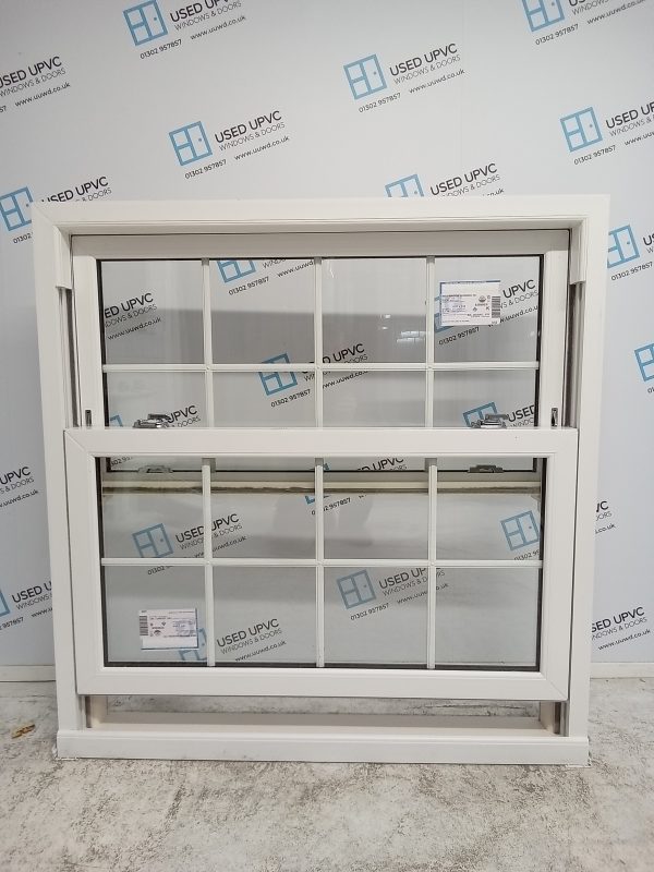 Brand New Cream Upvc Sliding Sash Window 1200mm x 1240mm SS03 - Image 6