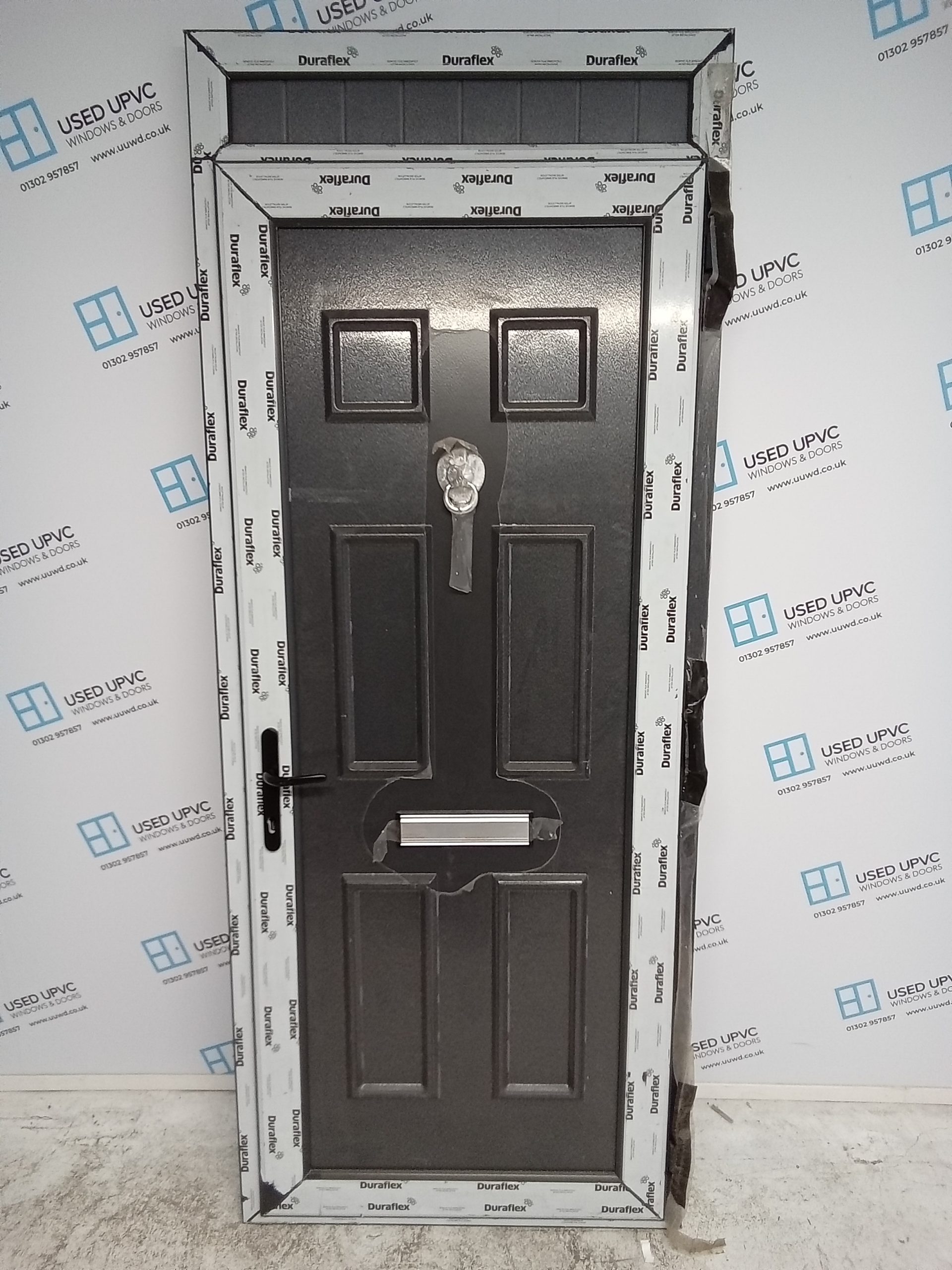 Brand New Anthracite Grey Upvc Front Door And Toplight (outwards ...