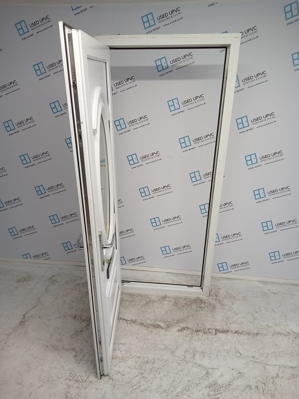 Used White Upvc Front Door 890mm x 2080mm 0163 - Image 3