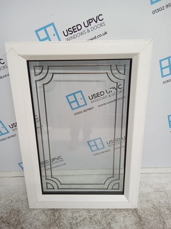 Used White Upvc Window 615mm x 875mm W0148 - Image 2